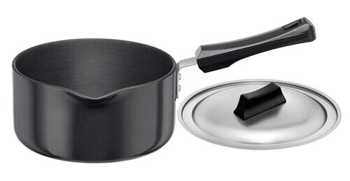 Futura Hard Anodised Sauce pan/Milk Pan 1.5 L With Lid Induction Compatible - Picture 1 of 6