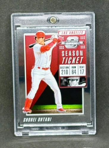 Shohei Ohtani RARE ROOKIE RC TKCKET CHROME  INVESTMENT CARD PANINI HOF MVP MINT