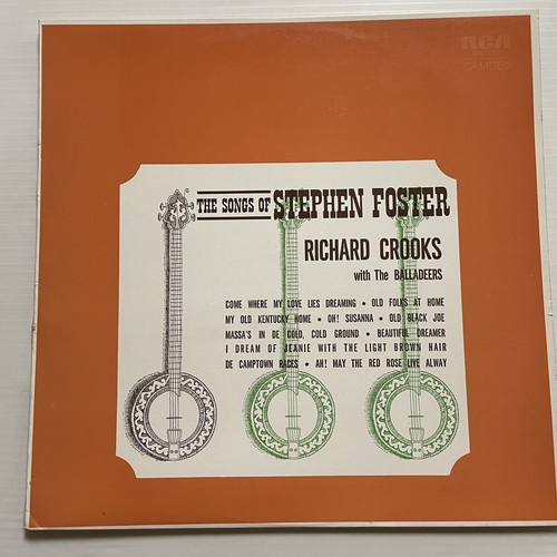 Richard Crooks The Songs Of Stephen Foster Vinyl Record 12” 33 RPM 1958 Mono - Picture 19 of 24