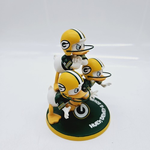 Danbury Mint Disney Green Bay Packers Huey Dewey Louie Figurine 4.25" NFL - Picture 2 of 6
