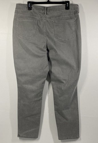 NWT NYDJ Zip Detail Skinny Chinos - Color Mineral - Size 16 (Retail $124) - Picture 6 of 12