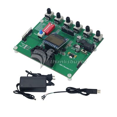 OBD II OBD2 ECU Simulator with 0.96'' Screen Supports 7 Conventional Protocols #E