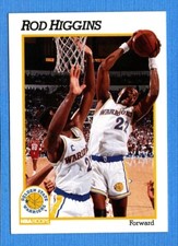 1991-92 NBA Hoops #68 Rod Higgins Warriors