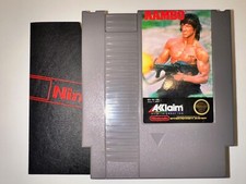 Rambo Nintendo NES Authentic Game Cart +Dustcover