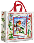 Christmas Garden PVC Medium Gusset Bag by Samuel Lamont
