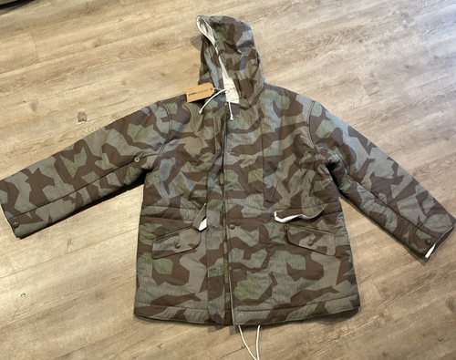 Vintage Mil Tec Jacket Mens Camo Sturm German Military Reversible Coat Size 111