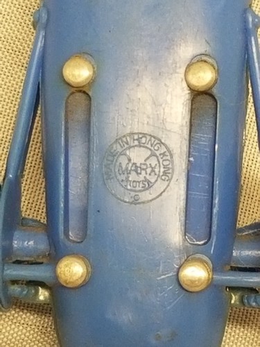 VINTAGE MARX FRICTION RACECAR # 3 Working - Picture 8 of 9