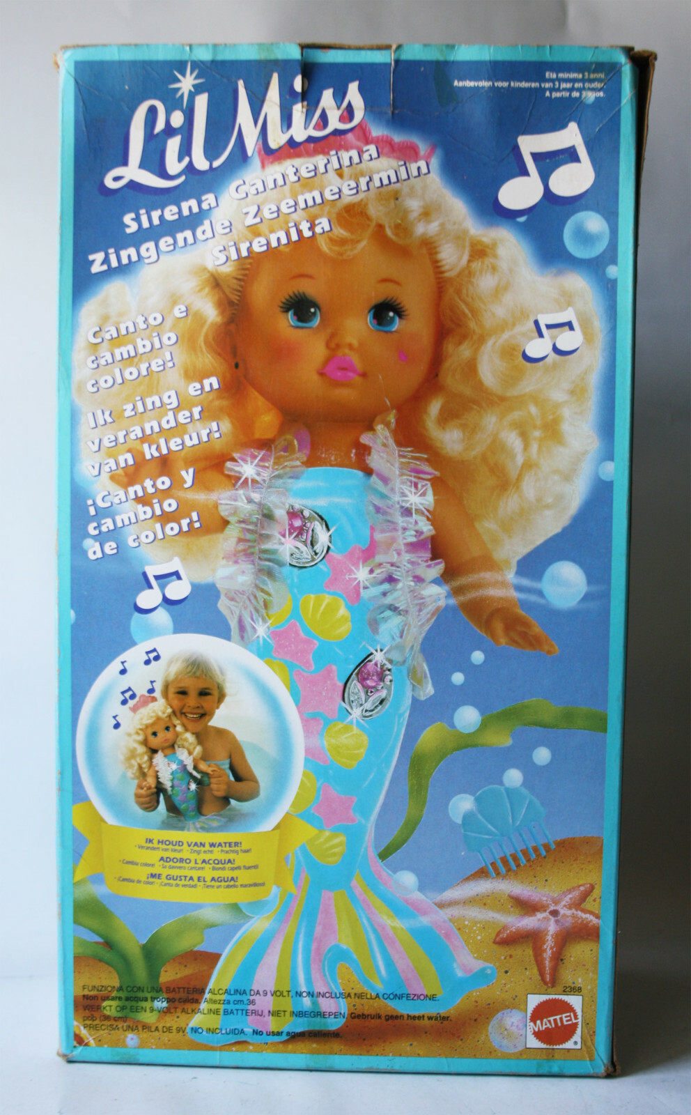 mattel lil miss mermaid doll