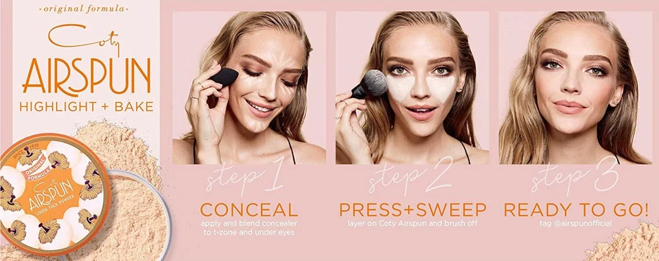 Loose Face Powder Coty Airspun 2.3 oz. - Image 2 of 4