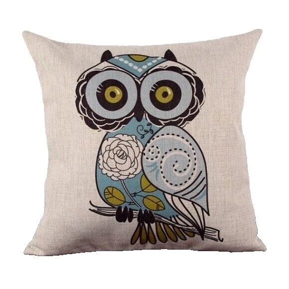 Estampado Animal Búho animales Almohadas de Decoración para el Hogar
