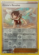 164/203 ZINNIA'S RESOLVE REVERSE HOLO EVOLVING SKIES POKEMON CARD