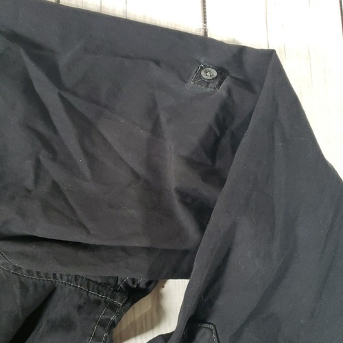 Structure Dress Shirt Mens Extra Large Black Long Sleeve Button Up Pockets - Picture 9 of 12