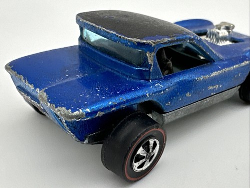 VINTAGE 1967 HOT WHEELS REDLINE MIDNIGHT BLUE PYTHON HONG KONG MADE 1:64 - Picture 7 of 13