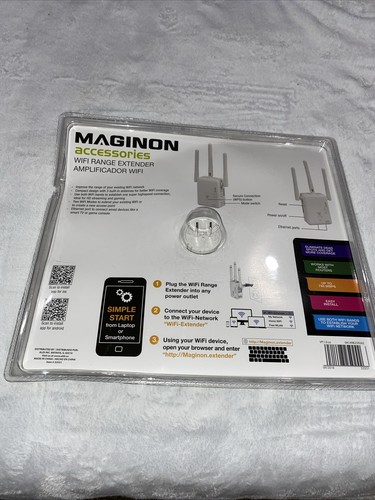 Maginon Wifi Range Extender Dual Band New Factory Sealed! NEW!! - Picture 2 of 4