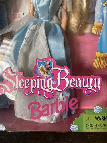 Vintage Barbie Mattel Sleeping Beauty Doll #26895 Doll Dress & Shoes Open Box - Picture 3 of 11