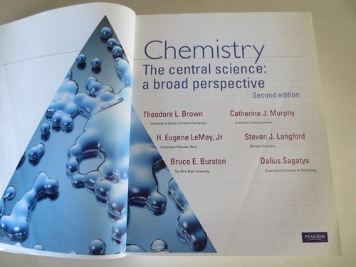 CHEMISTRY THE CENTRAL SCIENCE: A BROAD PERSPECTIVE SECOND ED-BROWN, LEMAY, ET AL - Picture 5 of 19
