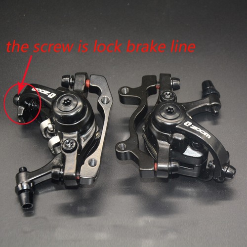 ZOOM Double Piston Mechanical Disc Brake Caliper IS/PM 160mm MTB Bike Front Rear - Picture 7 of 15