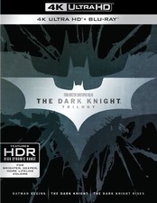 The Dark Knight Trilogy (4K UHD/Blu-ray; NO DIgital) - Sealed w/ Mint Slipbox