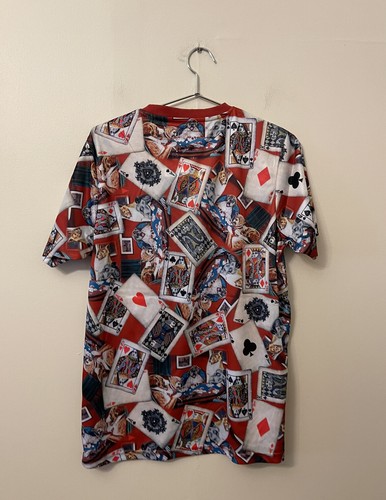 Fresh Prints of Bel-Air Shirt Size Medium Poker Playing Dogs NWT - Picture 5 of 7