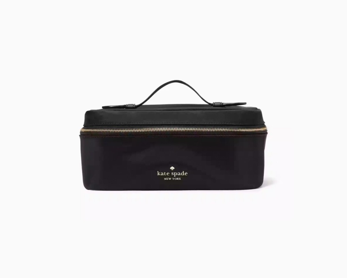 Kate Spade Chelsea Travel Cosmetic Case BLACK | eBay