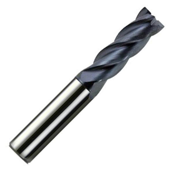 0.5000 Cutting Diameter nACo Monolayer Finish 4 Flutes Roughing Cut 0.06 Corner Radius Melin Tool VXMG Carbide Corner Radius End Mill Helix Variable Helix 3 Overall Length 0.5 Shank Diameter