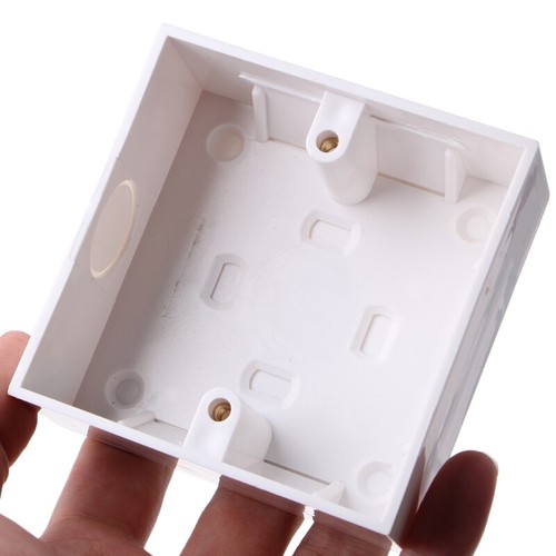 Easily Mount Back Box Junctions Box Single Gang Power Enclosures - Afbeelding 6 van 8