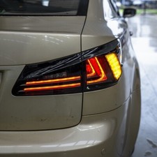 Fits Lexus IS250/IS350/IS-F sedan 4-door 2006-2013 Smoked LED Tail Light Dynamic
