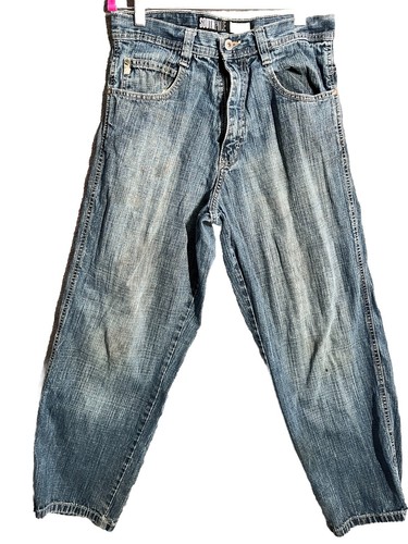 Southpole Jeans Women's 29 Faded Baggy Medium Wash Skate - 第 1/12 張圖片