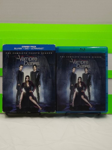 THE VAMPIRE DIARIES SEASON 1-4 FIRST SECOND THIRD FOURTH WITH SLIPCOVERS BLU RAY - Picture 12 of 17
