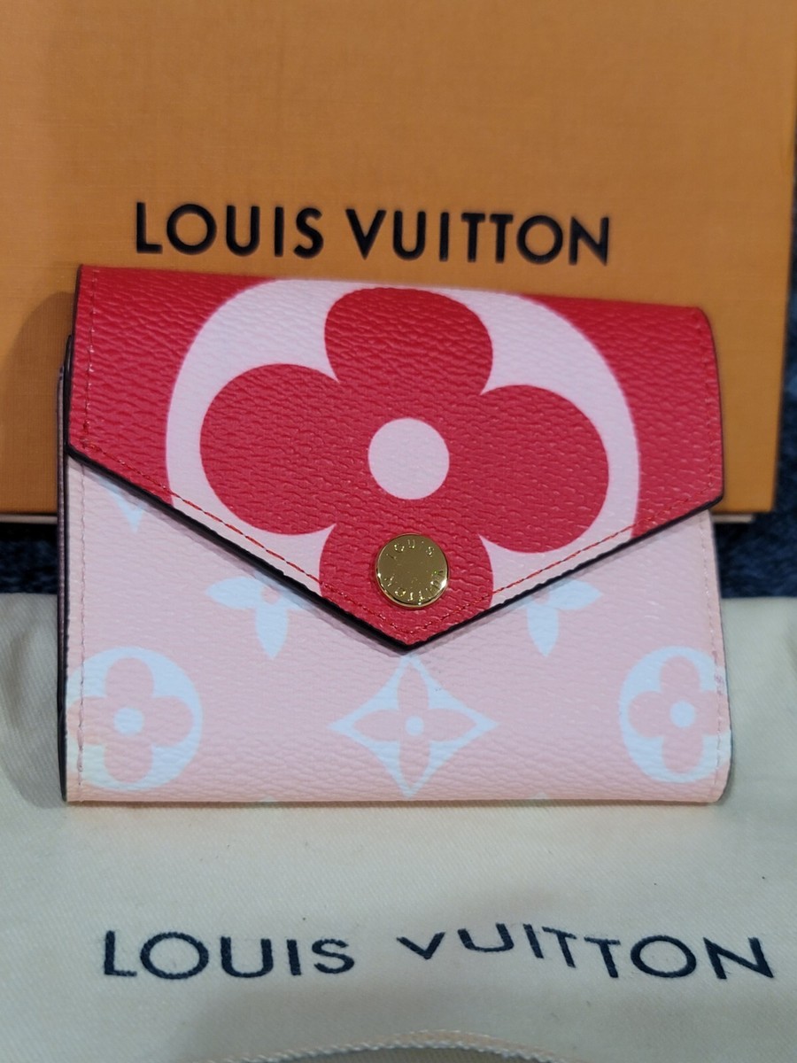 Louis Vuitton Zoe Wallet Monogram Giant Pink/Lilac in Coated Canvas with  Gold-tone - US