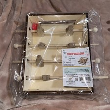 Desktop Soccer Game Balsa Wood W/ Ball 12x10  M49