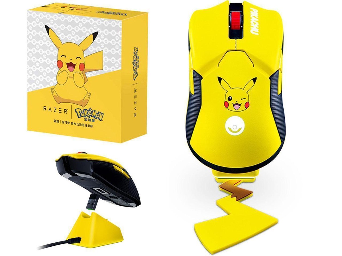 Razer x Pokémon Pikachu Viper Ultimate Wireless Mouse + Charging