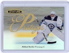 2020-21 UD Stature Mikhail Berdin Rookie Proteges Insert RC- Winnipeg Jets