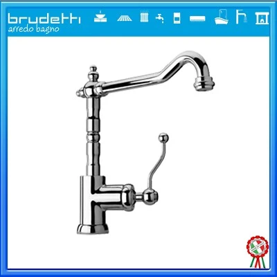 💧 Paini DUOMO Miscelatore Lavello con Bocca Orientabile Monoforo Cromato