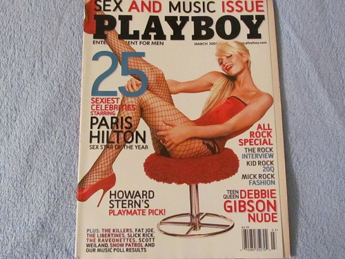 PLAYBOY With PARIS HILTON Cover; March 2005; Collector's Item!