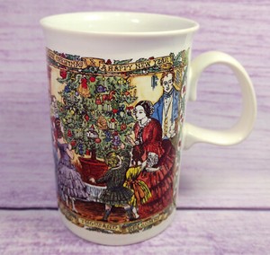 Dunoon-Stoneware-Christmas-Party-Cheer-Coffee-Mug-Cup-Happy-New-Year-Scotland