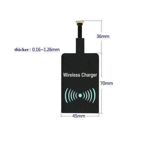 Récepteur Chargeur Sans Fil pour Samsung Huawei Android Type-C Micro USB 1/2 Neuf - Photo 2 sur 12
