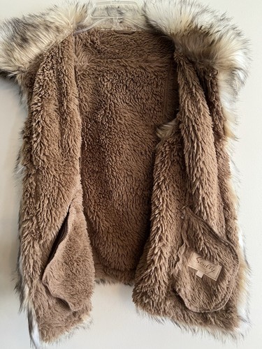 Scully Women's Faux Fur/Suede Vest Western Ranch Rodeo - Picture 3 of 7