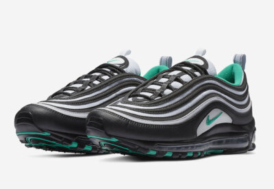 Nike MEN'S Air Max 97 Black White Clear Emerald Green SIZE 10.5 BRAND NEW | eBay Nike MEN'S Air Max 97 Black White Clear Emerald Green SIZE 10.5 BRAND NEW | eBay