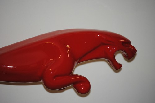 Jaguar Auto Figur Deko Sammler Raubkatze Katze verschiedene Farben L60 cm - Bild 34 von 52