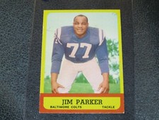 1963 Topps Jim Parker #5 Football Card 