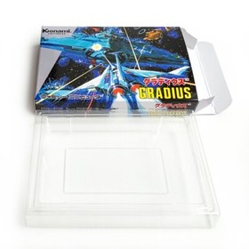 GRADIUS - Empty box replacement spare case for Famicom game Konami with tray