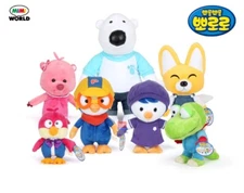 Korean Animation Pororo Characters 7 Dolls Penguin Petty Eddy Crong Loopy Poby 