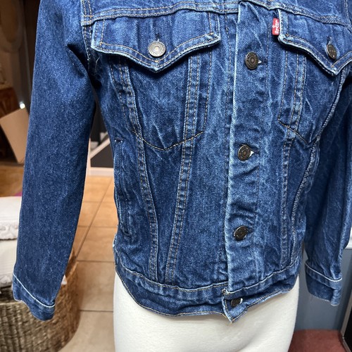 VINTAGE Levi's Denim Jacket Trucker Type 3 Youth Sz 16 70706-0126 Made in USA - Picture 5 of 16