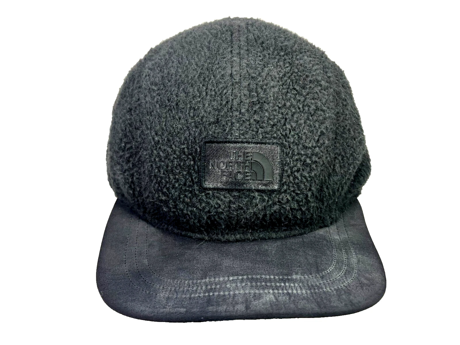 THE NORTH FACE Black Warm FLEECE WINTER BASEBALL HAT Outdoor Hike Ski Gym Cap