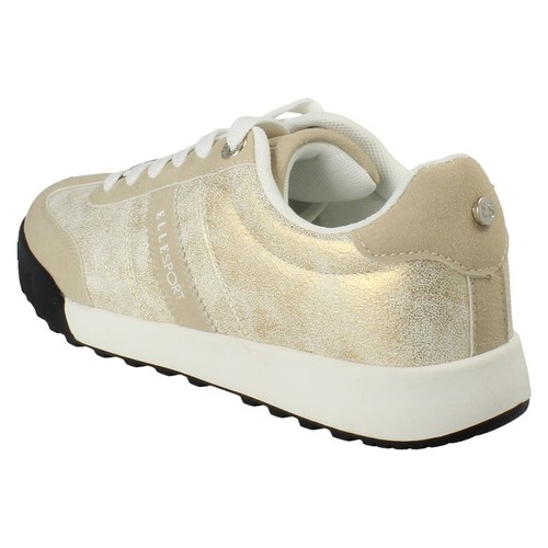 Damen Elle Sport Beige Schnürschuhe Turnschuhe Freizeit: F7R356 - Picture 6 of 9