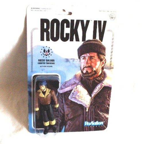 Rocky Balboa Figur ReAction Rocky4 Winter Training 10 cm Film Neu,OVP,Lizenz
