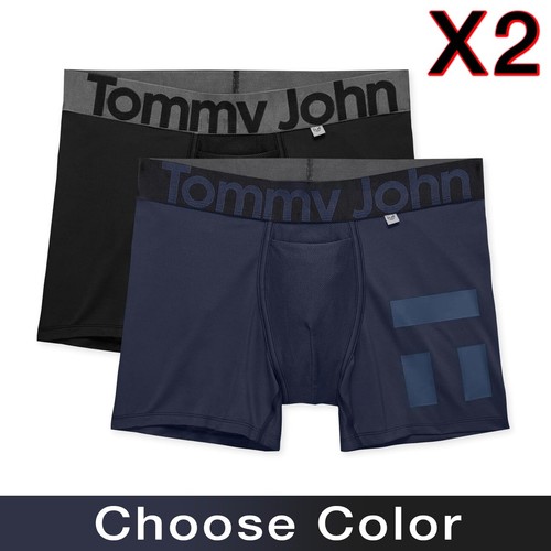 Tommy John Homme 360 Sport Hamac Pochette 4" Entrejambe Boxer Slip Sous-Vêtements Lot de 2 - Photo 1 sur 22