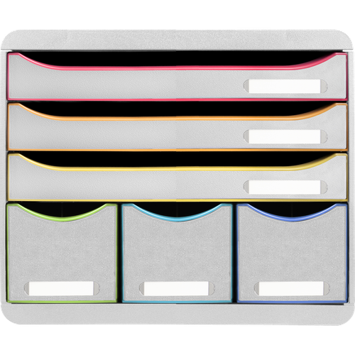 Exacompta Schubladenbox STOREBOX 6 offene Schubladen große Farbauswahl - Bild 1 von 15