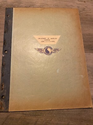 WWII D-Day Unit 29th Infantry Division Assoc. Meeting Minutes 1950 War Memorial